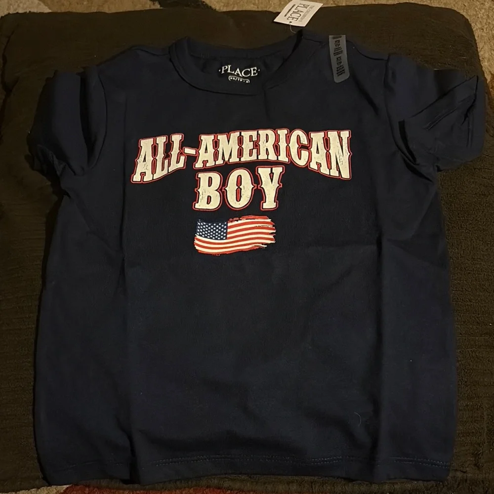 The Children's Place Navy All-American Boy Tee